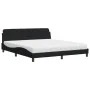 Bed with black fabric mattress 180x200 cm by vidaXL, Beds and slatted bases - Ref: Foro24-3208446, Price: 409,32 €, Discount: %