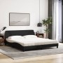 Bed with black fabric mattress 180x200 cm by vidaXL, Beds and slatted bases - Ref: Foro24-3208446, Price: 415,28 €, Discount: %