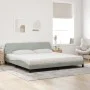 Bed with light gray velvet mattress 200x200 cm by vidaXL, Beds and slatted bases - Ref: Foro24-3208471, Price: 436,47 €, Disc...