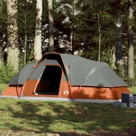 Family tent with dome for 9 people waterproof orange by vidaXL, tents - Ref: Foro24-94565, Price: 160,14 €, Discount: %