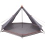 Tienda familiar tipi para 8 personas impermeable gris naranja by vidaXL, tents - Ref: Foro24-94584, Price: 81,26 €, Discount: %