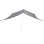 Lona de camping impermeable gris y naranja 300x294 cm de vidaXL, Tiendas de campaña - Ref: Foro24-94654, Precio: 36,12 €, Des...