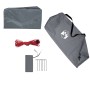 Lona de camping impermeable gris y naranja 300x294 cm de vidaXL, Tiendas de campaña - Ref: Foro24-94654, Precio: 36,12 €, Des...