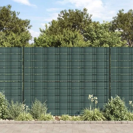Pantallas de privacidad de jardín 10 uds PVC verde 252,5x19 cm by vidaXL, fence panels - Ref: Foro24-4005548, Price: 38,59 €,...