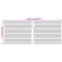 Garten-Sichtschutzwände 10 Stück PVC grün 252,5x19 cm von vidaXL, Zaunpaneele - Ref: Foro24-4005548, Preis: 47,75 €, Rabatt: %