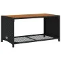 Juego de sofás jardín 4 pzas con cojines ratán sintético negro by vidaXL, Garden sets - Ref: Foro24-368398, Price: 337,48 €, ...