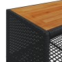 Gartensitzgruppe 4-teilig mit schwarzen Polstern aus synthetischem Rattan von vidaXL, Gartensets - Ref: Foro24-368398, Preis:...