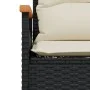 Juego de sofás jardín 4 pzas con cojines ratán sintético negro by vidaXL, Garden sets - Ref: Foro24-368398, Price: 337,48 €, ...