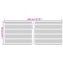 Sichtschutzzaun aus PVC in grauem Marmorstein-Design, 35x0,19 m von vidaXL, Zaunpaneele - Ref: Foro24-4005543, Preis: 36,22 €...