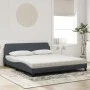 Cama con colchón terciopelo gris oscuro 180x200 cm de vidaXL, Camas y somieres - Ref: Foro24-3208452, Precio: 393,96 €, Descu...