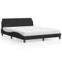 Bett mit schwarzer Samtmatratze 160x200 cm von vidaXL, Betten und Lattenroste - Ref: Foro24-3208433, Preis: 349,33 €, Rabatt: %