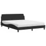 Bett mit schwarzer Samtmatratze 160x200 cm von vidaXL, Betten und Lattenroste - Ref: Foro24-3208433, Preis: 349,33 €, Rabatt: %