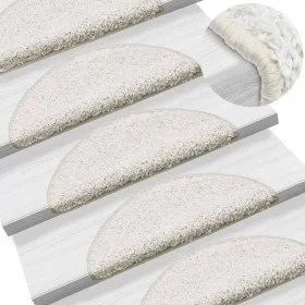 Stair tread mats 15 pcs white 56x17x3 cm by vidaXL, Stair mats - Ref: Foro24-133898, Price: 84,47 €, Discount: %