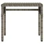Liegestuhl mit Sonnendach und Tisch aus grauem synthetischem Rattan von vidaXL, Liegen - Ref: Foro24-368199, Preis: 211,76 €,...