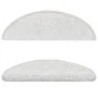 Alfombras de peldaños de escalera 15 uds blanco 56x17x3 cm de vidaXL, Alfombrillas para escalones - Ref: Foro24-133898, Preci...
