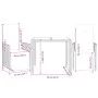 Mesita y sillas con cojines 3 piezas ratán sintético negro by vidaXL, Garden sets - Ref: Foro24-3276855, Price: 335,17 €, Dis...