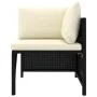 8-teiliges Gartenmöbel-Set und schwarze synthetische Rattankissen von vidaXL, Gartensets - Ref: Foro24-3059796, Preis: 481,12...