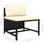 8-teiliges Gartenmöbel-Set und schwarze synthetische Rattankissen von vidaXL, Gartensets - Ref: Foro24-3059796, Preis: 481,12...