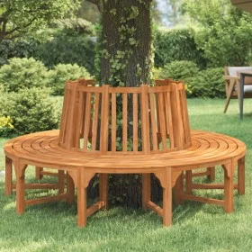 Runde Baumbank aus massivem Eukalyptusholz Ø208 cm von vidaXL, Gartenbänke - Ref: Foro24-3154103, Preis: 604,46 €, Rabatt: %