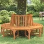 Circular tree bench solid eucalyptus wood Ø208 cm by vidaXL, garden benches - Ref: Foro24-3154103, Price: 604,46 €, Discount: %