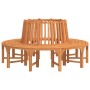 Circular tree bench solid eucalyptus wood Ø208 cm by vidaXL, garden benches - Ref: Foro24-3154103, Price: 556,35 €, Discount: %