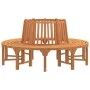 Circular tree bench solid eucalyptus wood Ø208 cm by vidaXL, garden benches - Ref: Foro24-3154103, Price: 604,46 €, Discount: %