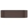 Brown powder coated steel flower bed planter 249x100x68cm by vidaXL, Pots and planters - Ref: Foro24-319065, Price: 117,58 €,...