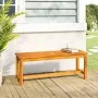 Banco de jardín madera maciza de acacia 110x35x45 cm de vidaXL, Bancos de jardín - Ref: Foro24-319419, Precio: 105,06 €, Desc...