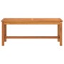 Garden bench solid acacia wood 110x35x45 cm by vidaXL, garden benches - Ref: Foro24-319419, Price: 108,00 €, Discount: %