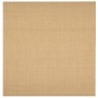 Alfombra de sisal natural 100x100 cm de vidaXL, Alfombras - Ref: Foro24-136310, Precio: 72,45 €, Descuento: %