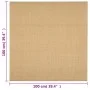 Natürlicher Sisalteppich 100x100 cm von vidaXL, Teppiche - Ref: Foro24-136310, Preis: 67,03 €, Rabatt: %
