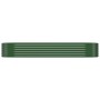 Green powder coated steel flower bed planter 249x100x36 cm by vidaXL, Pots and planters - Ref: Foro24-318993, Price: 57,78 €,...