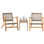 Bistro-Set 3-teilig aus beigem PE-Rattan und massivem Akazienholz von vidaXL, Gartensets - Ref: Foro24-365867, Preis: 187,26 ...