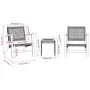 Bistro set 3 pieces beige PE rattan and solid acacia wood by vidaXL, Garden sets - Ref: Foro24-365867, Price: 183,02 €, Disco...