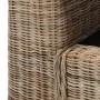 2-seater sofa with natural rattan cushions by vidaXL, Sofas - Ref: Foro24-283073, Price: 597,10 €, Discount: %