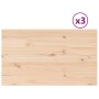 Rectangular table top 3 pcs pine wood 80x47x1.7 cm by vidaXL, Table tops - Ref: Foro24-847419, Price: 57,96 €, Discount: %