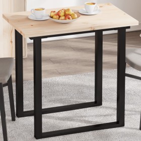Rechteckige Tischplatte aus massivem Kiefernholz 80x50x2,5 cm von vidaXL, Tischplatten - Ref: Foro24-847427, Preis: 37,99 €, ...