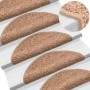 Treppenstufenmatten 15 Stück beige 65x21x4 cm von vidaXL, Treppenmatten - Ref: Foro24-133902, Preis: 107,48 €, Rabatt: %