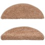 Treppenstufenmatten 15 Stück beige 65x21x4 cm von vidaXL, Treppenmatten - Ref: Foro24-133902, Preis: 107,48 €, Rabatt: %