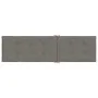 Cushion for lounger dark gray melange fabric (75+105)x50x3 cm by vidaXL, Cushions for chairs and sofas - Ref: Foro24-4002488,...