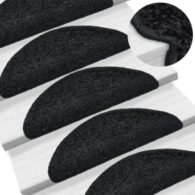 Stair tread mats 15 pcs black 65x21x4 cm by vidaXL, Stair mats - Ref: Foro24-133901, Price: 99,96 €, Discount: %
