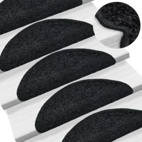 Stair tread mats 15 pcs black 65x21x4 cm by vidaXL, Stair mats - Ref: Foro24-133901, Price: 97,91 €, Discount: %