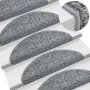 Treppenstufenmatten 15 Stück grau 65x21x4 cm von vidaXL, Treppenmatten - Ref: Foro24-133900, Preis: 105,06 €, Rabatt: %