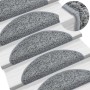 Treppenstufenmatten 15 Stück grau 65x21x4 cm von vidaXL, Treppenmatten - Ref: Foro24-133900, Preis: 107,48 €, Rabatt: %