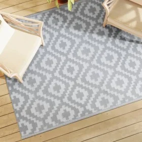 Grauer PP-Außenteppich 160x230 cm von vidaXL, Outdoor-Protektoren - Ref: Foro24-368553, Preis: 38,66 €, Rabatt: %