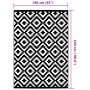 Alfombra de exterior PP gris 160x230 cm de vidaXL, Protectores para exterior - Ref: Foro24-368553, Precio: 38,37 €, Descuento: %