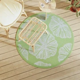 Alfombra de exterior PP verde Ø120 cm de vidaXL, Protectores para exterior - Ref: Foro24-368598, Precio: 19,49 €, Descuento: %