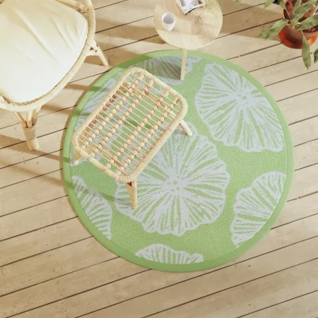 Green PP outdoor rug Ø120 cm by vidaXL, Outdoor protectors - Ref: Foro24-368598, Price: 19,49 €, Discount: %