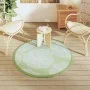 Green PP outdoor rug Ø120 cm by vidaXL, Outdoor protectors - Ref: Foro24-368598, Price: 19,49 €, Discount: %