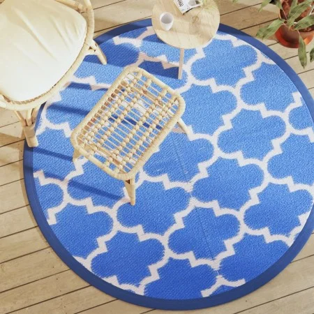 Blue PP outdoor rug Ø160 cm by vidaXL, Outdoor protectors - Ref: Foro24-368539, Price: 29,49 €, Discount: %